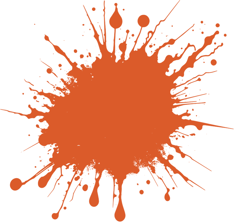 Pintura roja decorativa